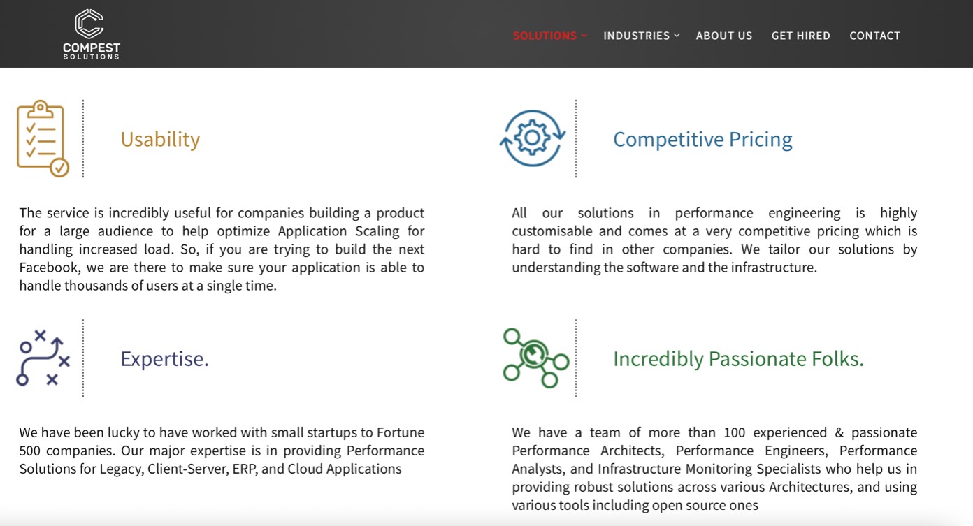 Compest Solutions product / service