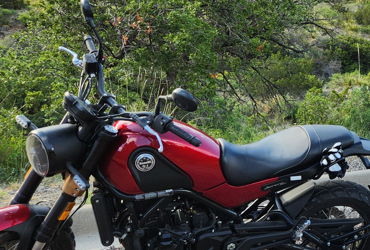 2021 BENELLI LEONCINO TRAIL motorcycle for rent near Austin, TX