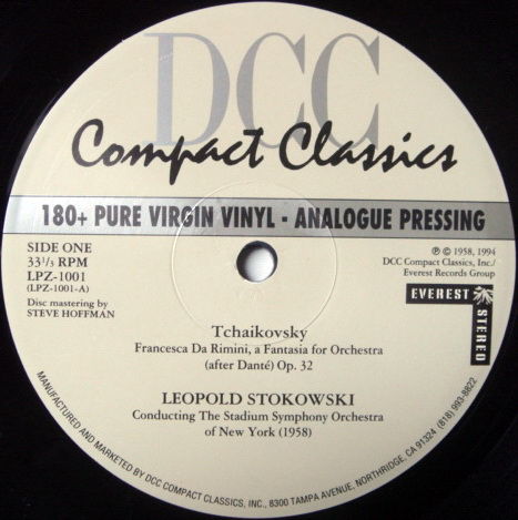 ★Audiophile 180g★ Everest-DCC Compact Classics / STOKOW...