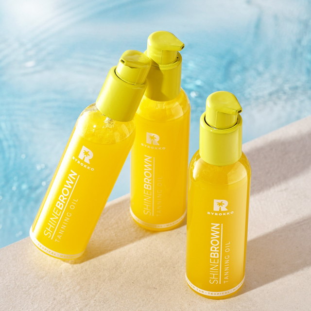 Ulei bronzare rapidă Shine Brown Tropical - BYROKKO