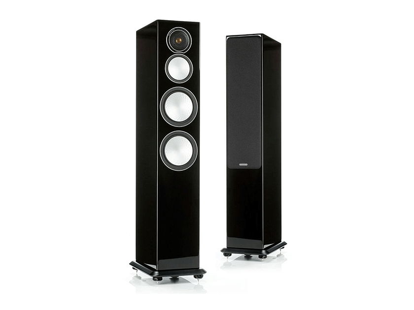 Monitor Audio Silver 8 Loudspeakers (Gloss Black): Brand New-in-Box; 5 Yr. Warranty; 37% Off; Free Shipping