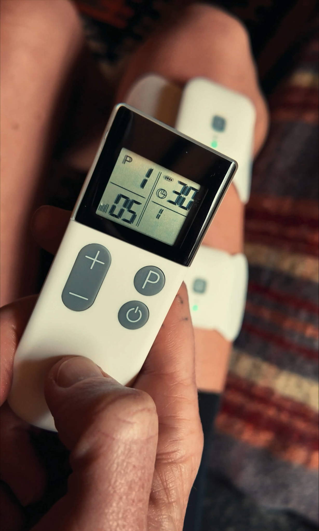 Wellue O2Ring app settings for customizing reminders, vibration, and screen brightness