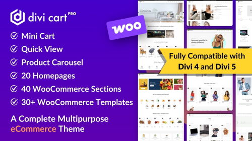 WooCommerce Theme - Divi Cart Pro