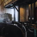 Cuve de brassage Mash Tun de la distillerie Bruichladdich sur l'île d'Islay dans les Hébrides intérieures d'Ecosse