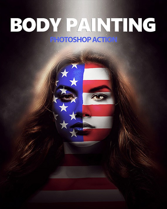 Body Painting -  cкачать бесплатно Фотошоп экшен