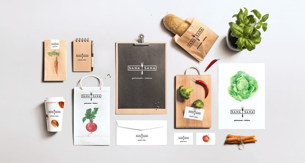 Sana Sana is Where Food Meets Botany | Dieline - Design, Branding