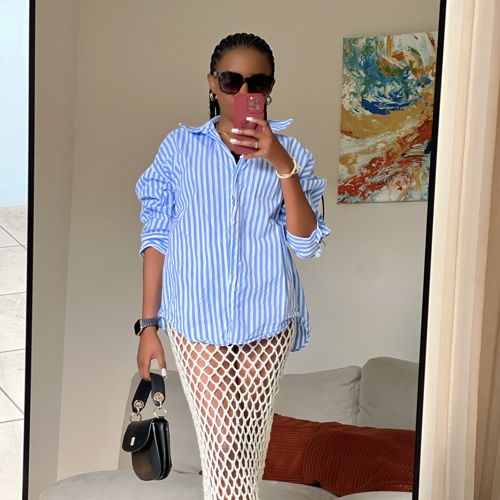 Crochet Mesh Coverup Skirt Pattern