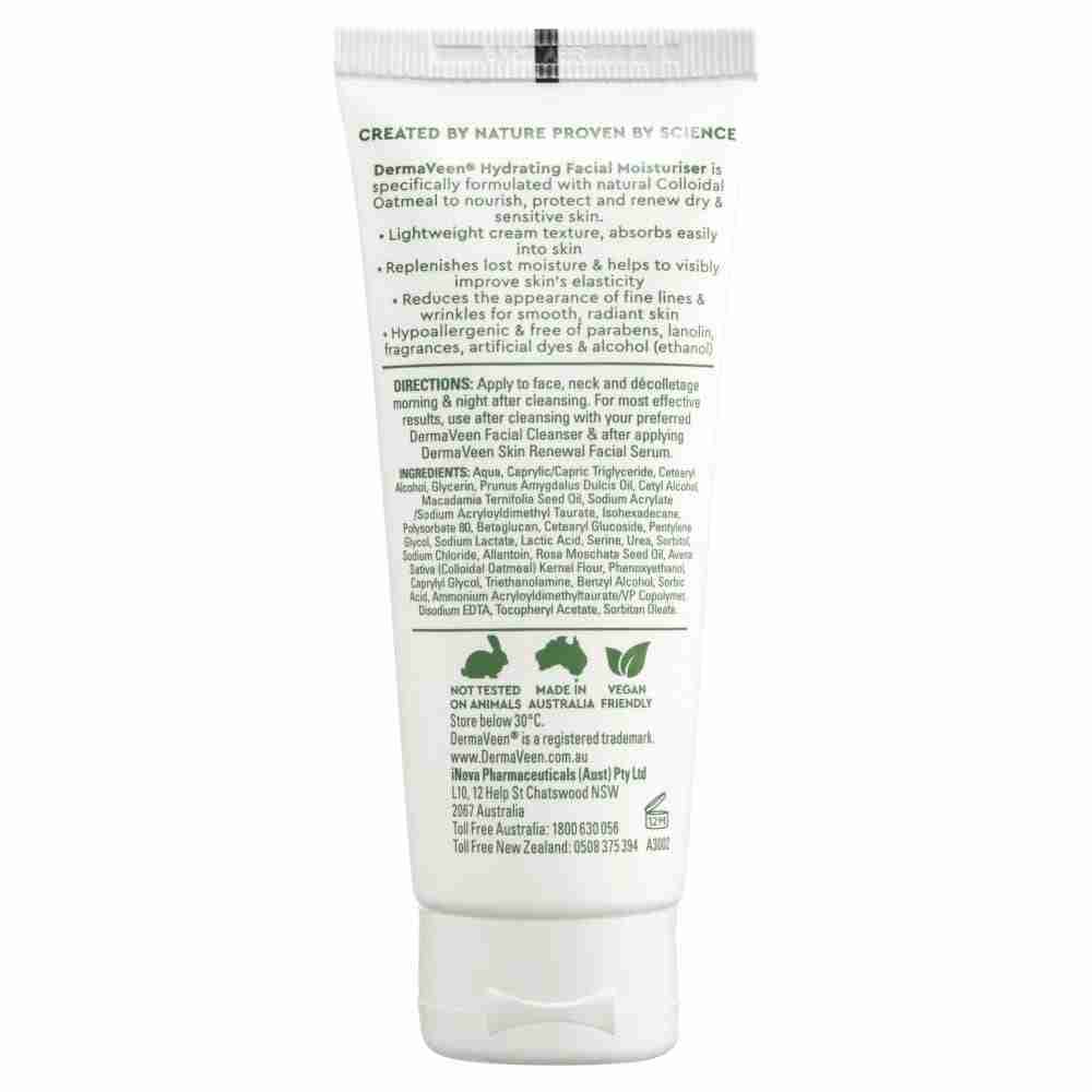 DermaVeen Hydrating Facial Moisturiser 75mL - Image 5