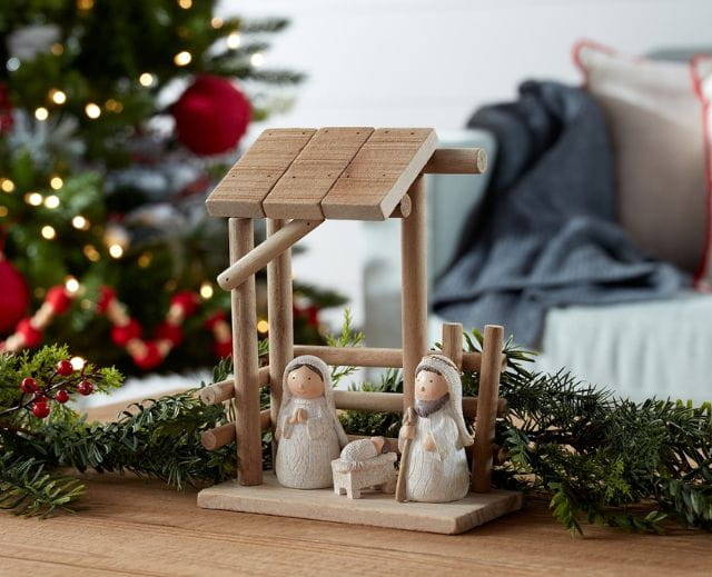 Mudpie Christmas Home Decor Cookie Ceramic Serving Tray