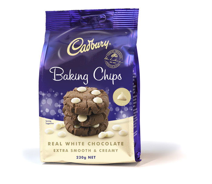 Cadbury White Bake Chips 230g HR