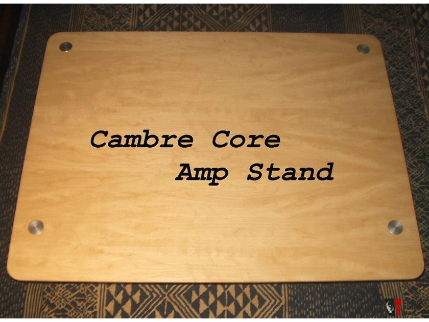 Cambre Core Amp Stand Maple w/silver posts was $350 MAKE OFFER!
