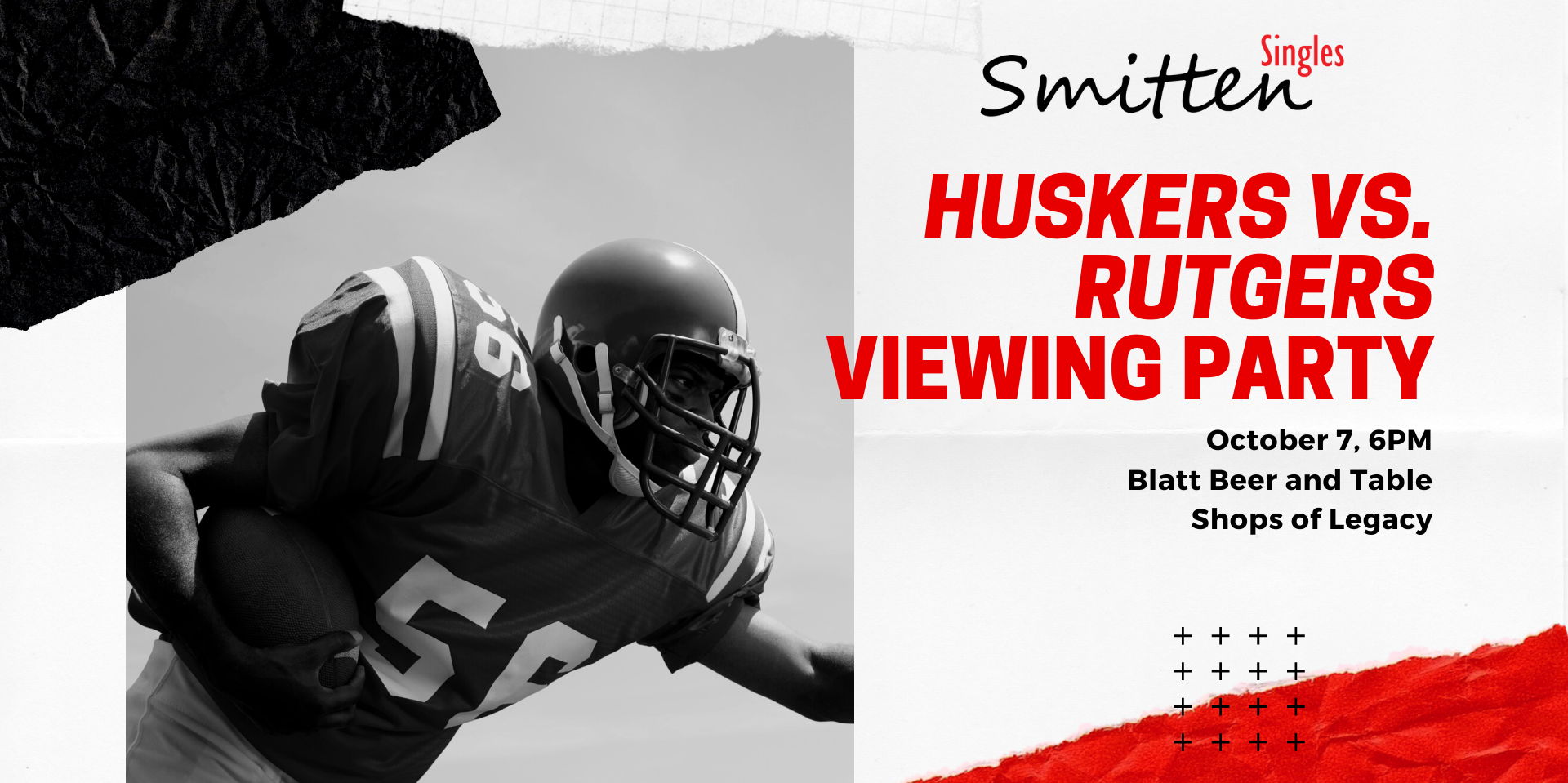 Singles Husker Viewing Party promotional image