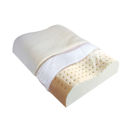 Oreiller ergonomique en mousse latex végétal