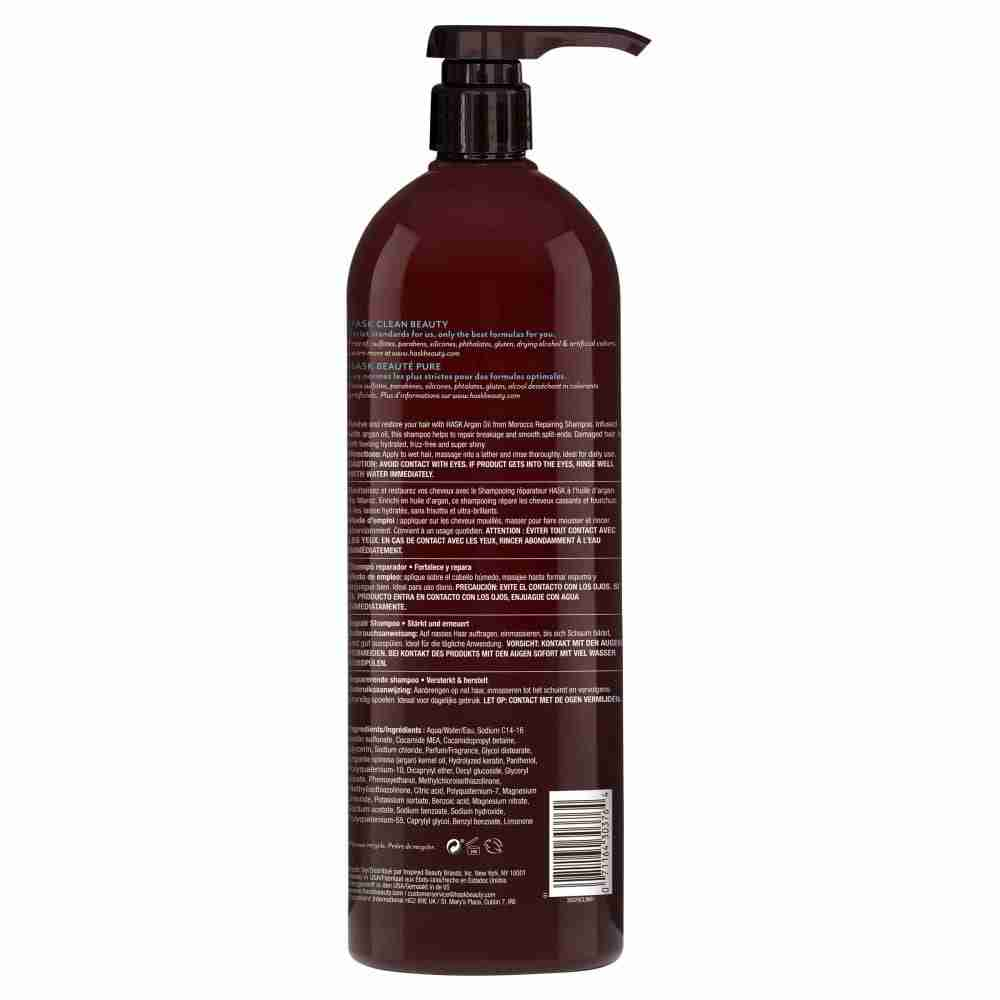HASK Argan Oil Repairing Shampoo 1L - Image 3