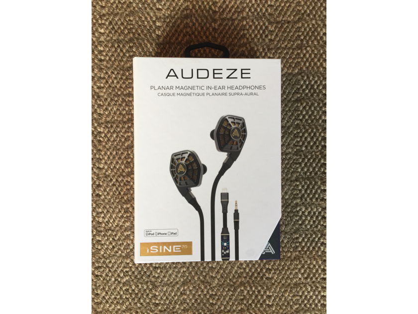 AUDEZE iSINE 20 In-Ear Planar Magnetic Headphone w/ Cipher Lightning Cable