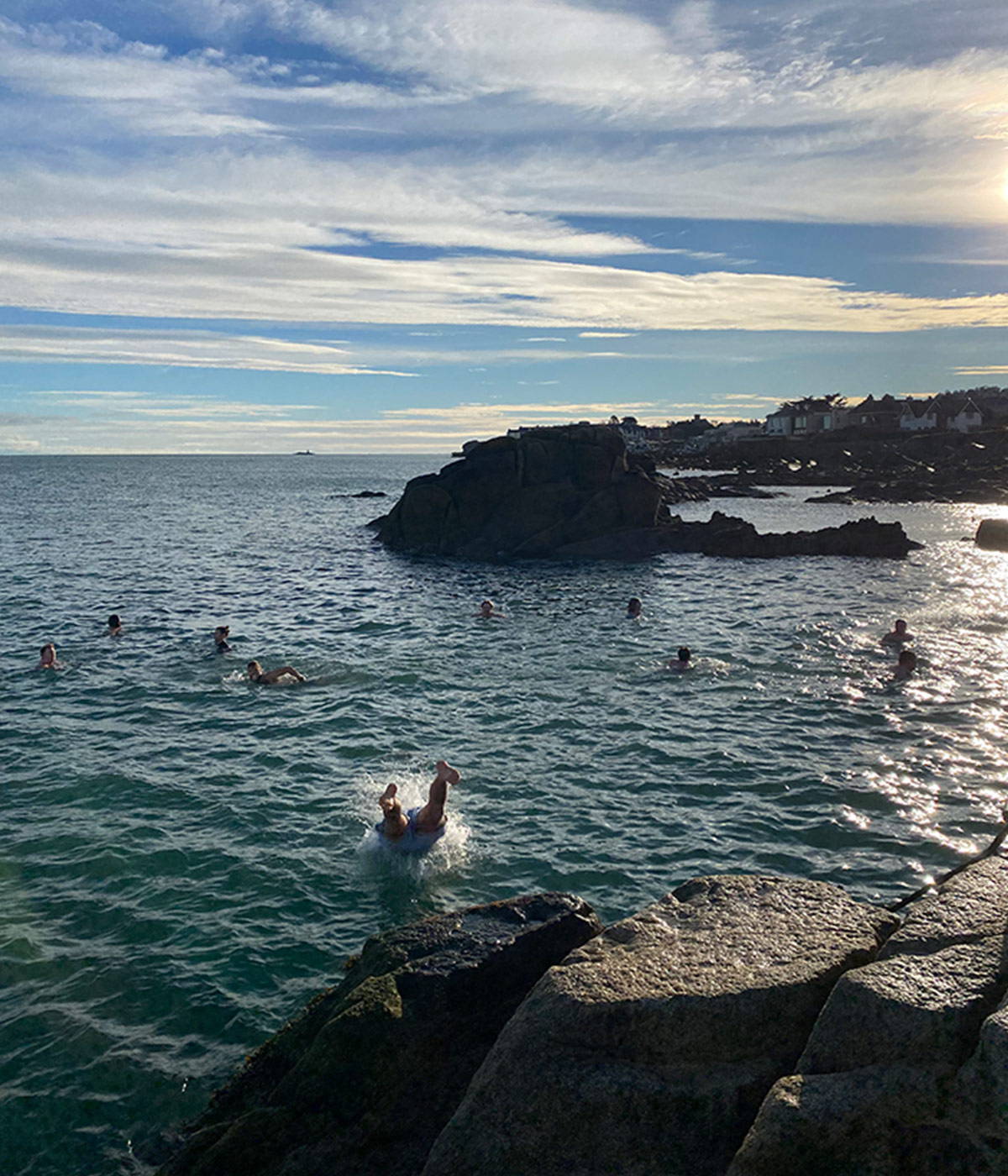 Jonathan Legge Jumping into the Ocean