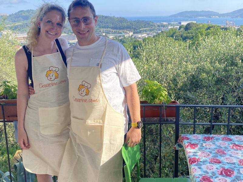 Corsi di cucina La Spezia: Corso di cucina con vista sulla costa ligure