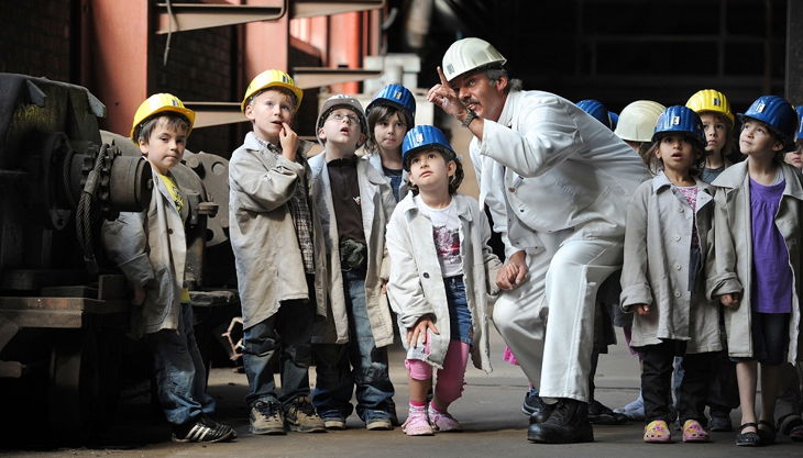 stiftung zollverein kinder mit bergman