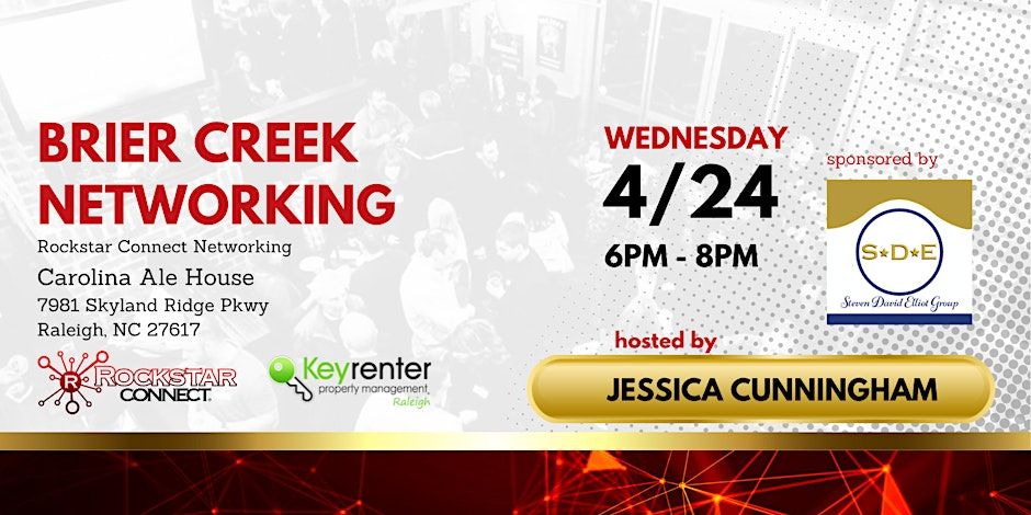 Free Brier Creek Rockstar Connect Networking Event (April, NC) promotional image