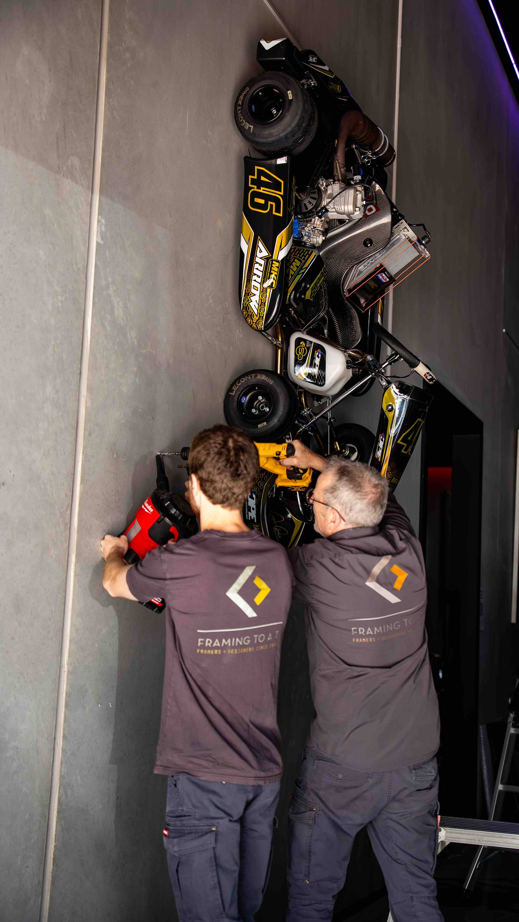 Art Installation of a Race Kart