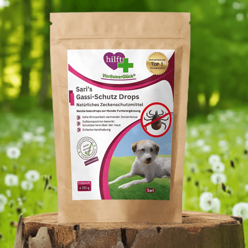 Gassi-Schutz Drops - Reine Natur wirksam gegen Zecken bei Hunden