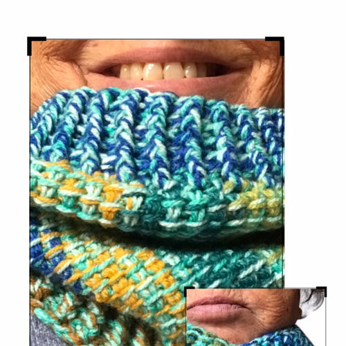 Haakpatroon kleurrijke Tunische sjaal