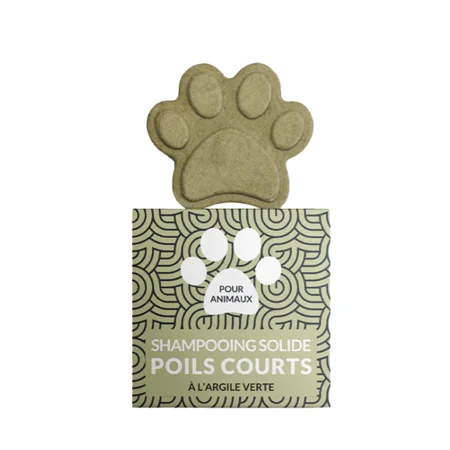 Shampoing solide pour animaux poils courts