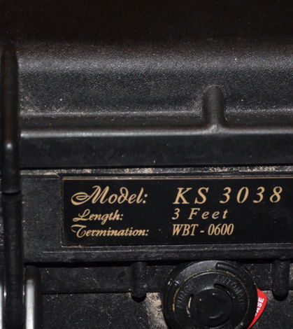 Kimber Kable Select KS 3038 Mint Condition