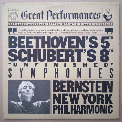 CBS/Bernstein/Schubert Unfinished - & Beethoven 5th Sym...