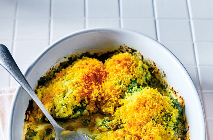 Gratin de morue aux herbes