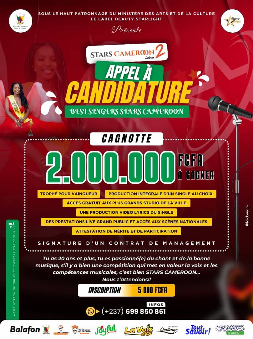 BEST SINGER STARS CAMEROON 🇨🇲