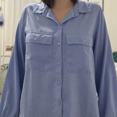 Blaue bluse