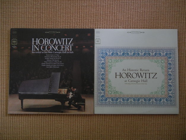 Horowitz Collection - 4 LP's, Carnegie Hall, Moscow, Th...