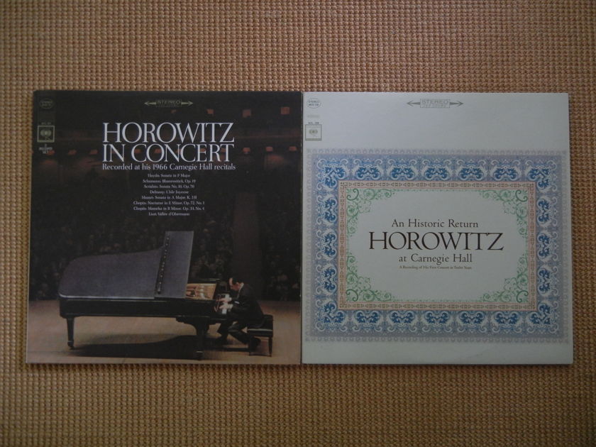 Horowitz Collection - 4 LP's, Carnegie Hall, Moscow, The Last Romantic Total 6 LP's