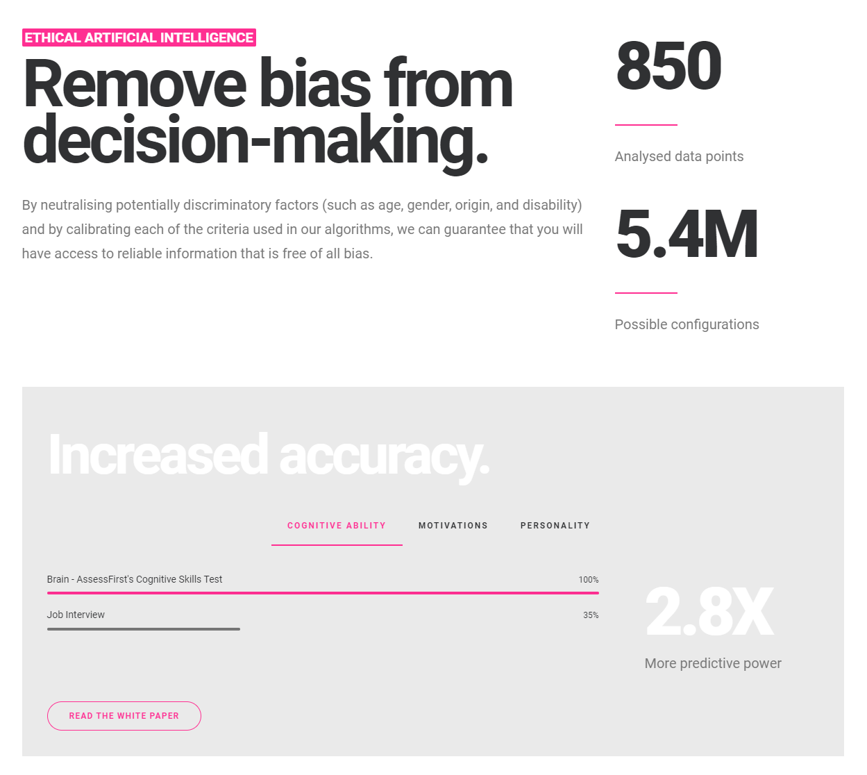 AssessFirst product / service