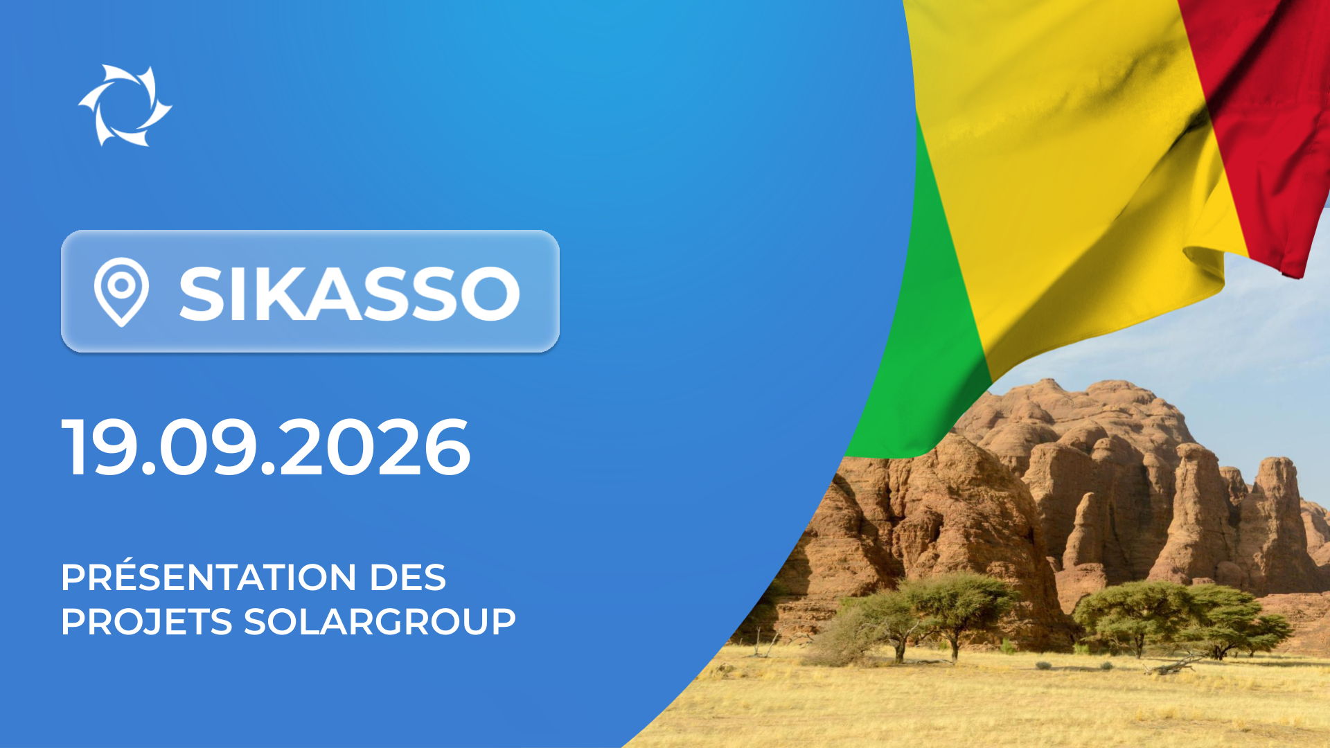 Présentation des projets SOLARGROUP  à Sikasso au Mali