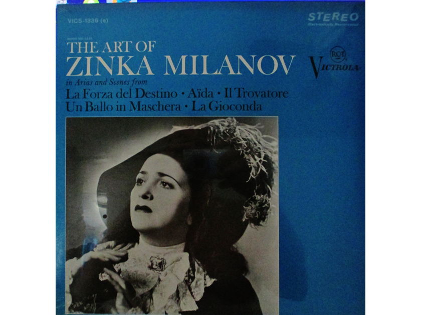 ZINKA MILANOV (FACTORY SEALED CLASSICAL LP) - THE ART OF ZINKA MILANOV IN ARIAS & SCENES RCA VICS 1336 (e)