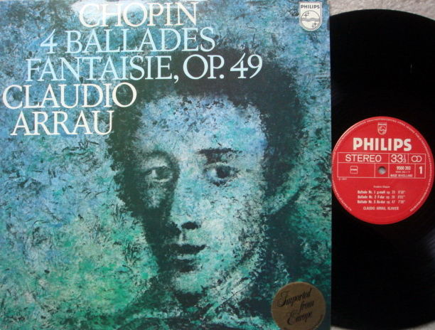 Philips / ARRAU, - Chopin 4 Ballades & Fnatasie, MINT!