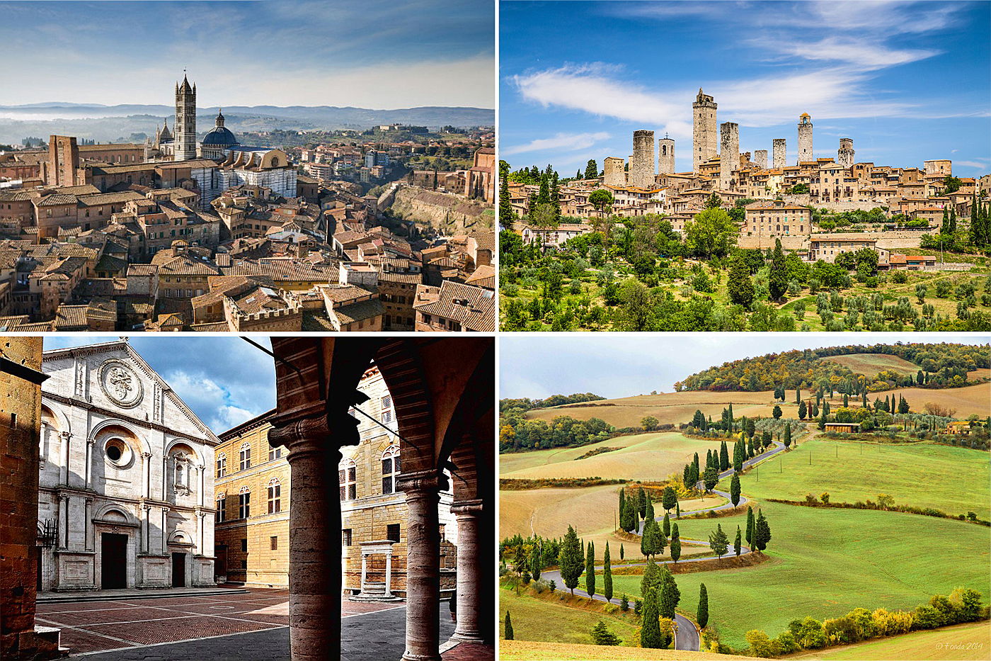  Siena (SI) ITA
- I 4 siti unesco in provincia di Siena: Siena, San Gimignano, Pienza, la Val d'Orcia
