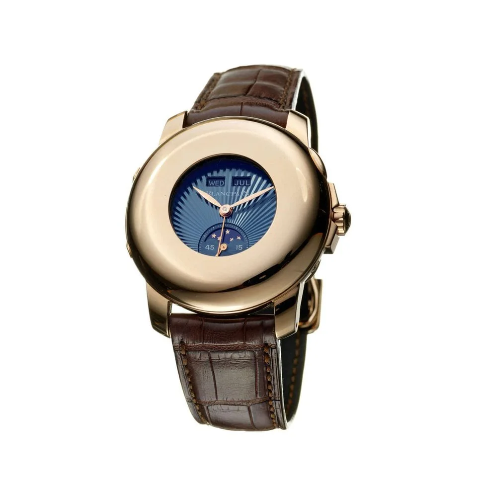 Half Hunter RG Blue Dial 39 mm