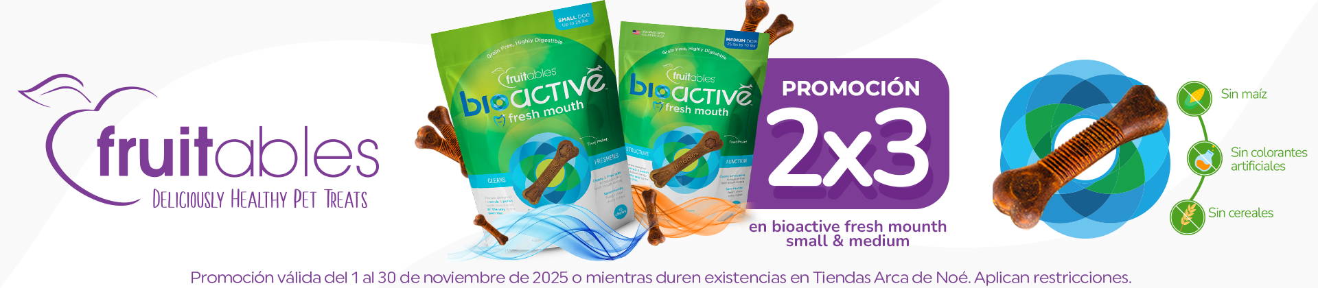 Fruitables - Bioactive Fresh Mouth 2x3 promo