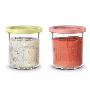 Ninja CREAMi Deluxe Pints and Lids - 2 Pack, NC500 Series Ninja Cream® Deluxe