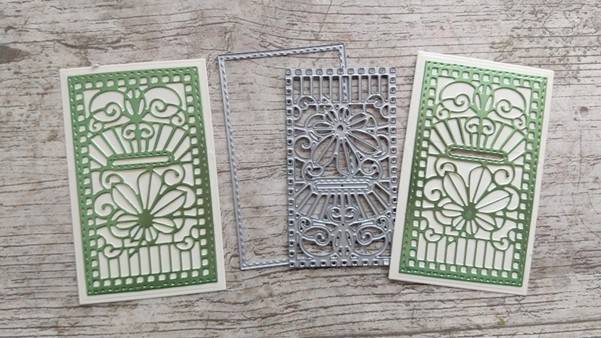 a group of cards on a table