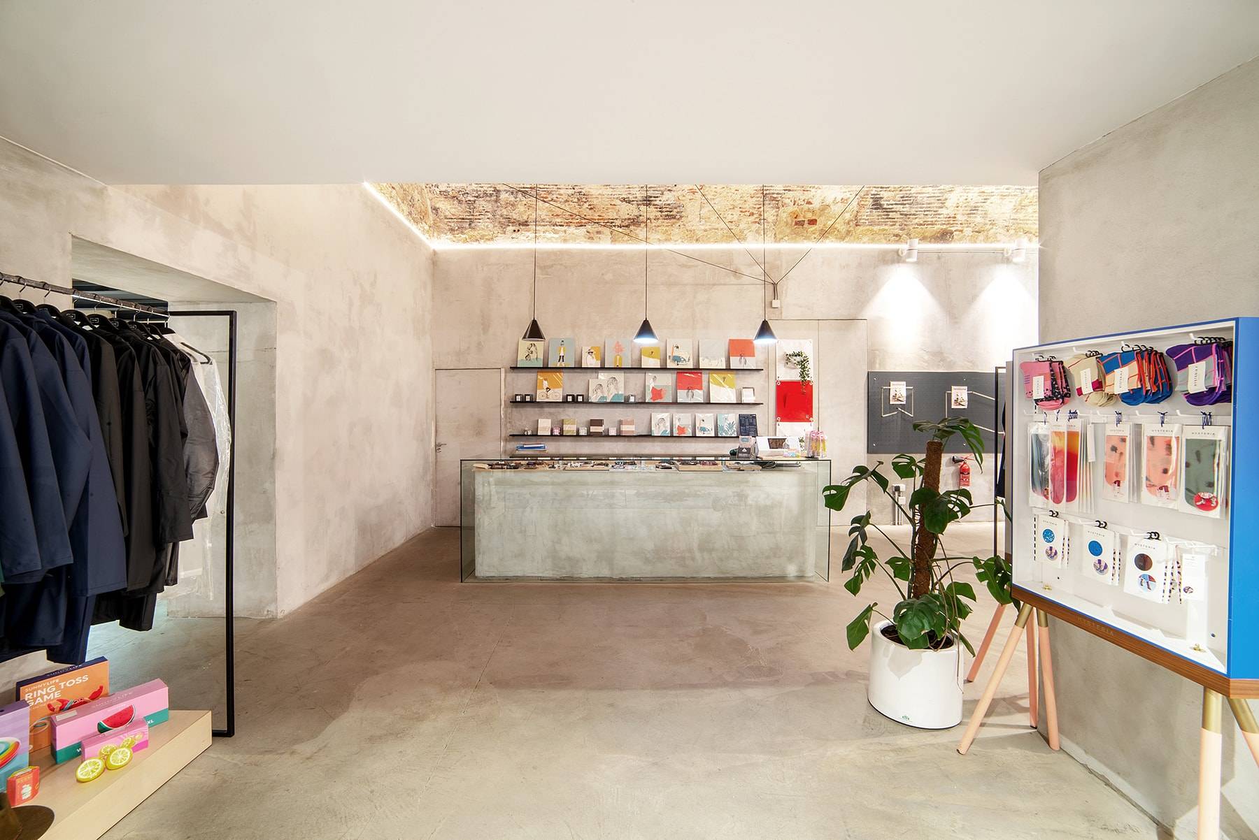 View of the interior at maranathahouston concept store in Chiado Lisboa