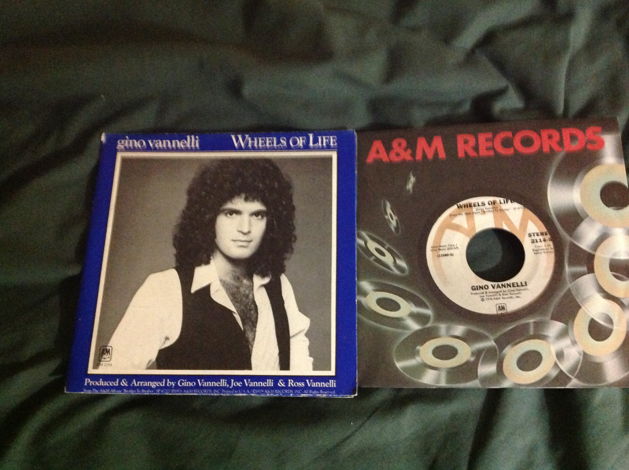 Gino Vannelli - Wheels Of Life 45 With Sleeve