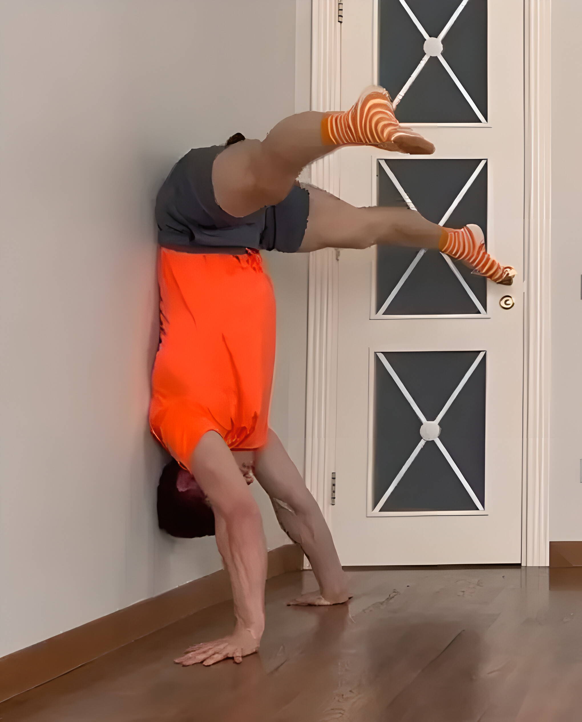 Doing Press Handstand With Wall