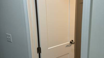 New interior door