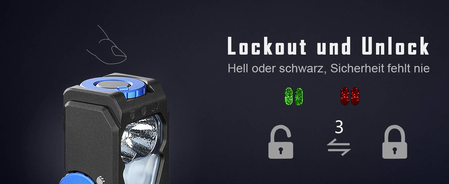 IMALENT LD35 Wiederaufladbare EDC Taschenlampe