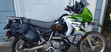 2008 KAWASAKI KLR650 motorcycle for rent near Shoreline, WA