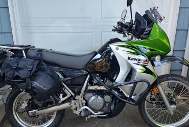 2008 KAWASAKI KLR650 motorcycle for rent near Shoreline, WA